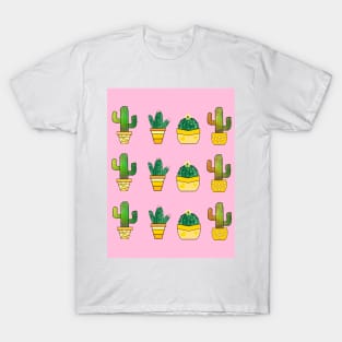 Desert Cactus Pink T-Shirt